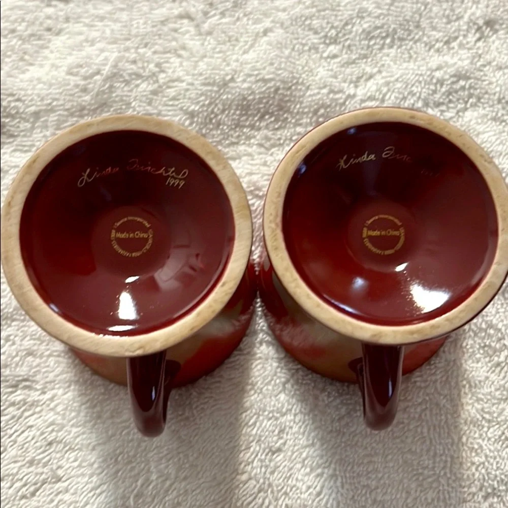 Vintage 1999 Linda Frichel Frangelico Suki Clown Design Cups